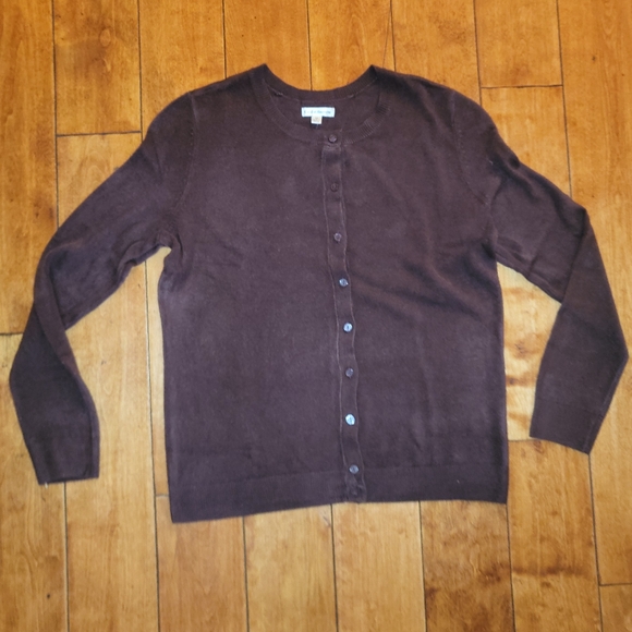 Croft & barrow long sleeve button up cardigan - Picture 2 of 9